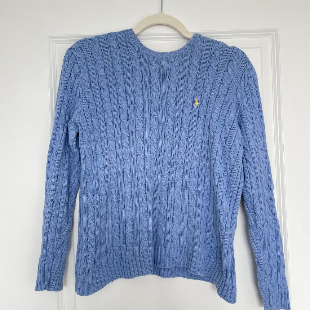 Blue Ralph Lauren Cable Knit